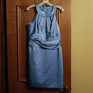 Davids bridal baby blue dress